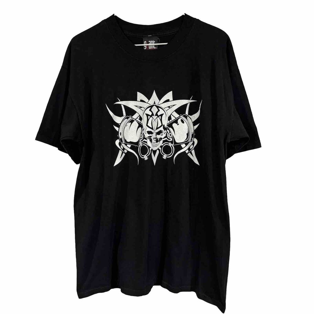 Flesh and Chrome Band T Shirt Mens Size Large Vintage Giant Tag